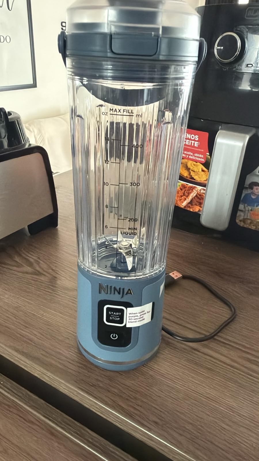 Ninja Blast Portable Blender, Cordless, 18oz Vessel, Black, BC151BK customer photo 2