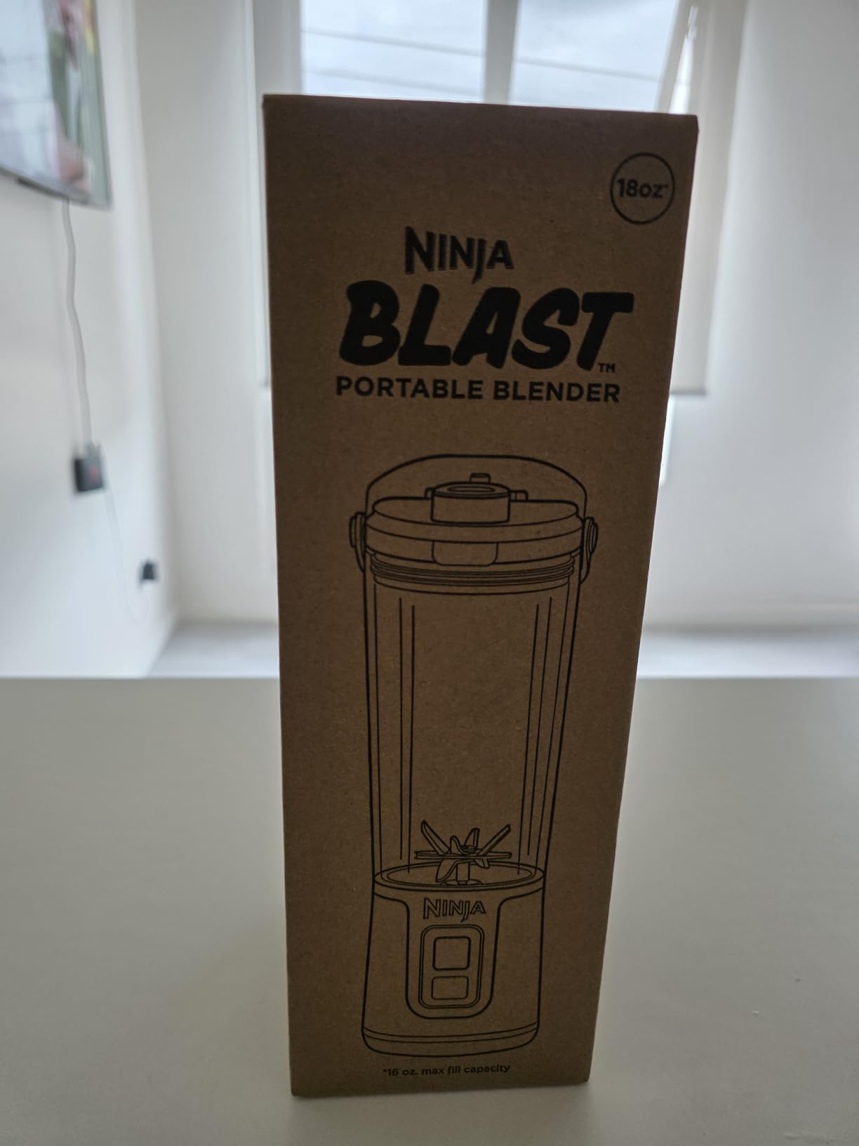 Ninja BC151NV Blast Portable Blender, Cordless, 18oz. Vessel, Personal Blender-for Shakes & Smoothies, BPA Free, Leakproof-Lid & Sip Spout, USB-C Rechargeable, Dishwasher Safe Parts, Denim Blue customer photo 2