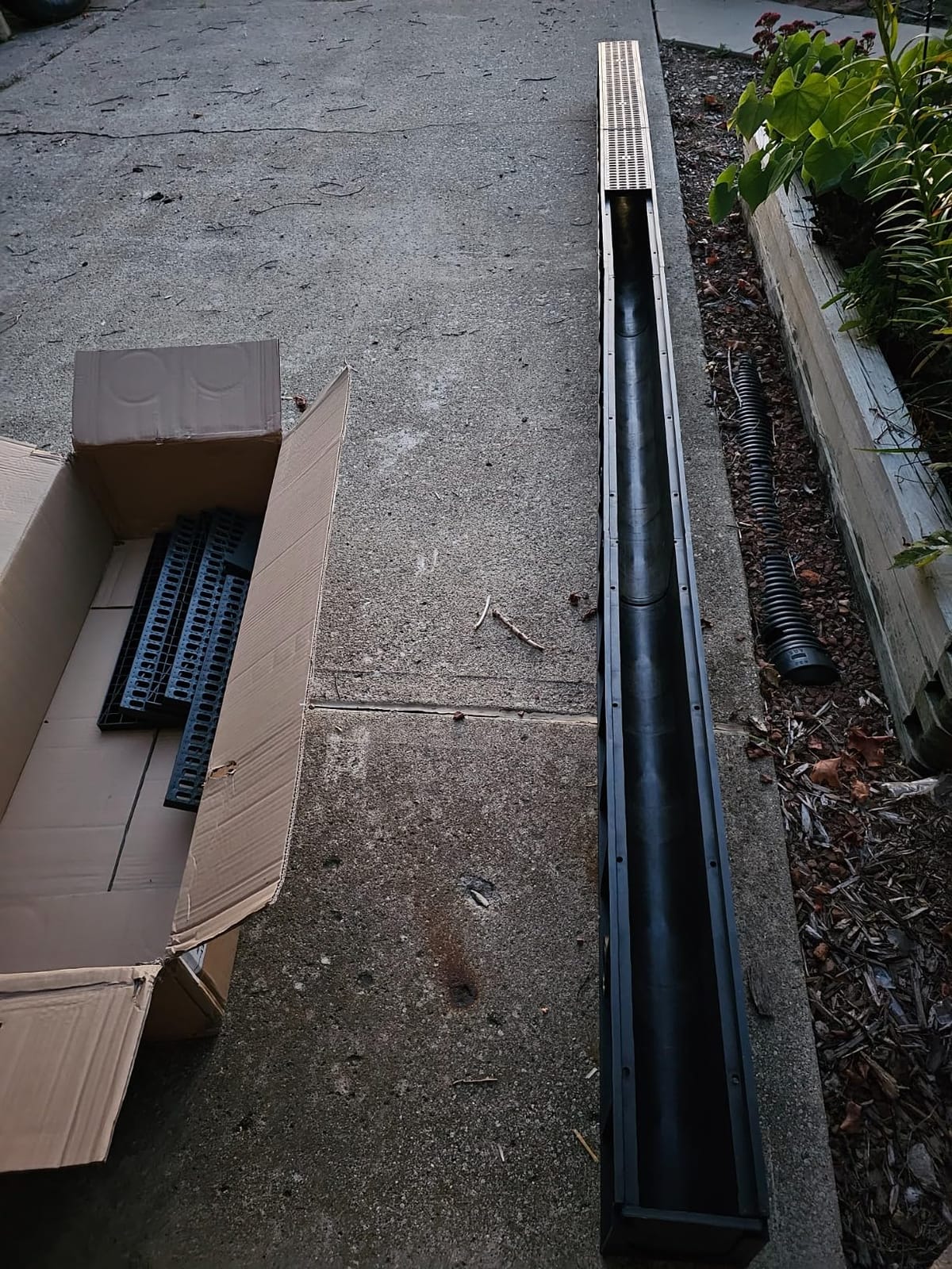 39.4Lx6.3Wx7.8H A15 Deep Profile HDPE Trench Drain System customer photo 1