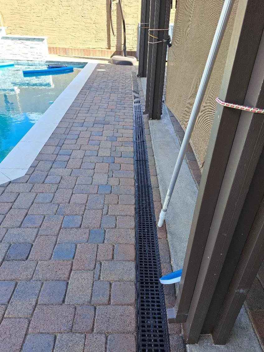 6 Pack 39.4x6.1x5.5in A15 Deep Profile HDPE Trench Drain System customer photo 2