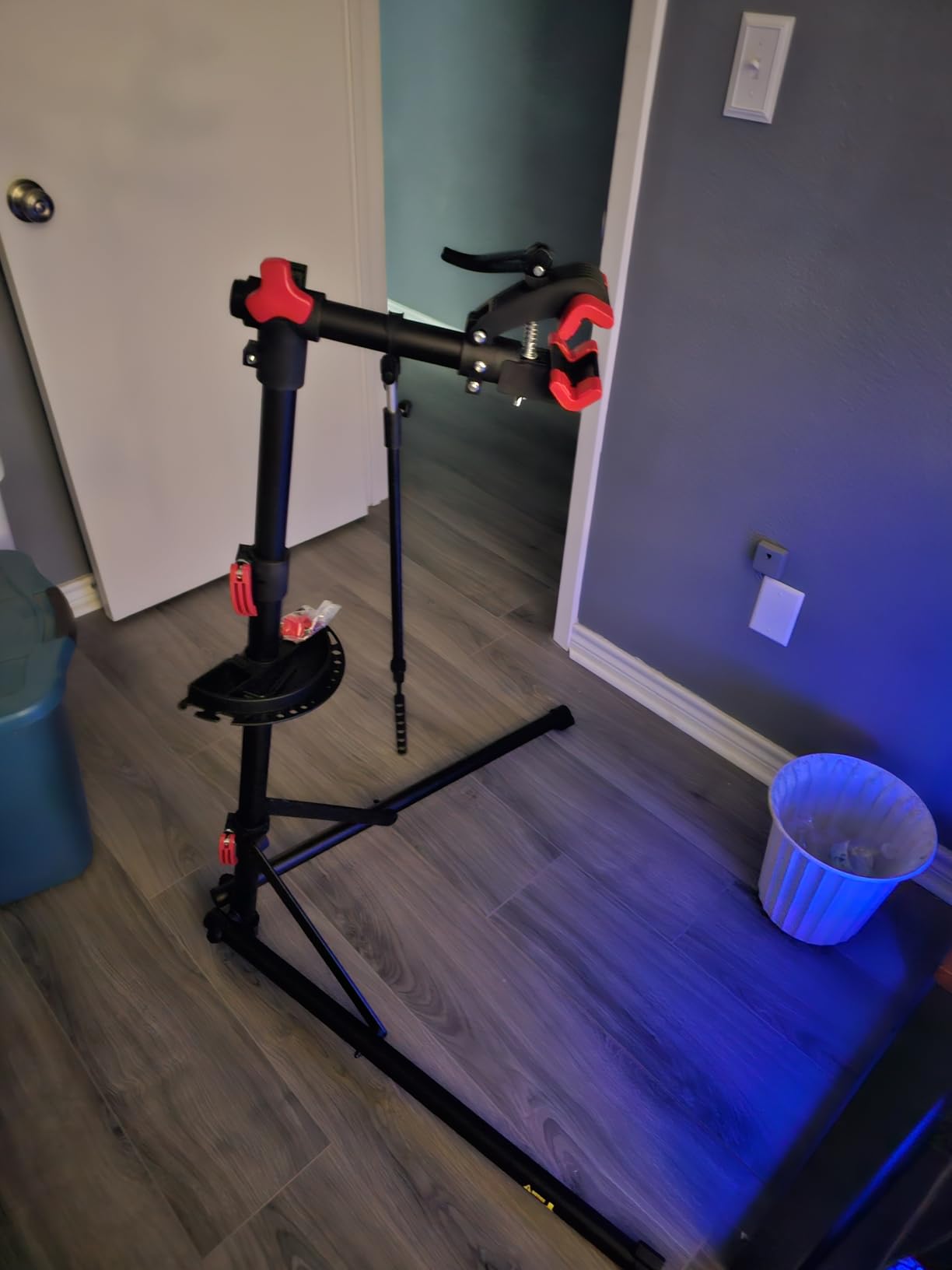 CXWXC Bike Repair Stand - Bike Stand For Maintenance Workstand | Bike Repair Stand Shop Home Mechanics for Mountain Bike and Road Bike customer photo 2