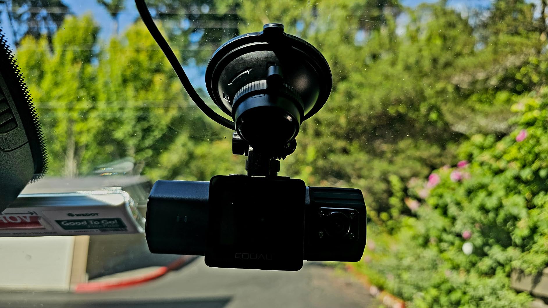 COOAU Dual Dash Cam 2.5K+1080P, Dash Cam Front and Inside, Built-in GPS and WI-FI, Dash Camera for Cars, Perfect for Uber and Taxi Drivers, Night Vision, Accident Record, 24Hr Parking Mode customer photo 1