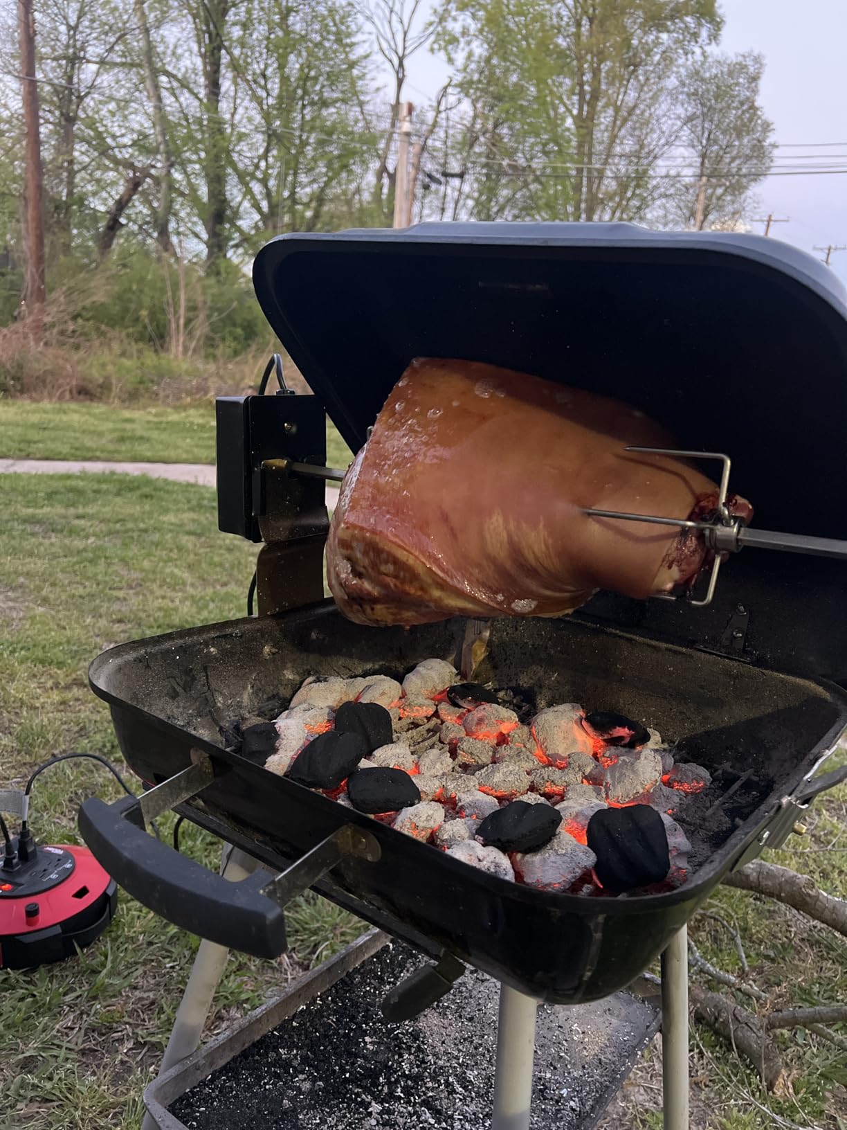 Rotisserie Grill Kit, Automatic Rotating BBQ, UL Certificated customer photo 2