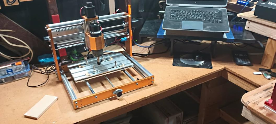 LUNYEE 3018 PRO MAX CNC Machine 500W All-Metal CNC Router Machine 3 Axis Limit Switches & Emergency-Stop with GRBL Offline Control for Cutting Wood Acrylic MDF Plastic, Working Area: 300 x 180 x 80mm customer photo 2