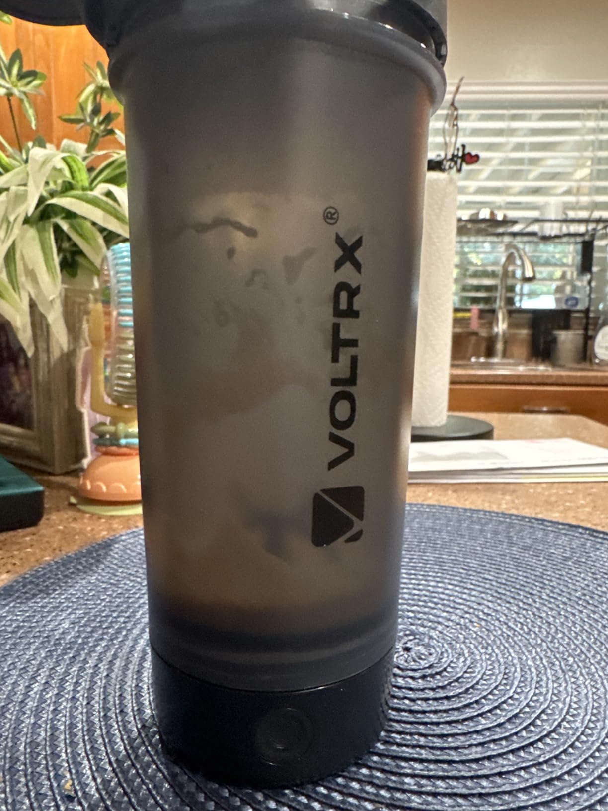 VOLTRX Protein Shaker Bottle, Merger USB C Rechargeable Electric Protein Shake Mixer, Shaker Cups for Protein Shakes and Meal Replacement Shakes, BPA Free, 24oz customer photo 1