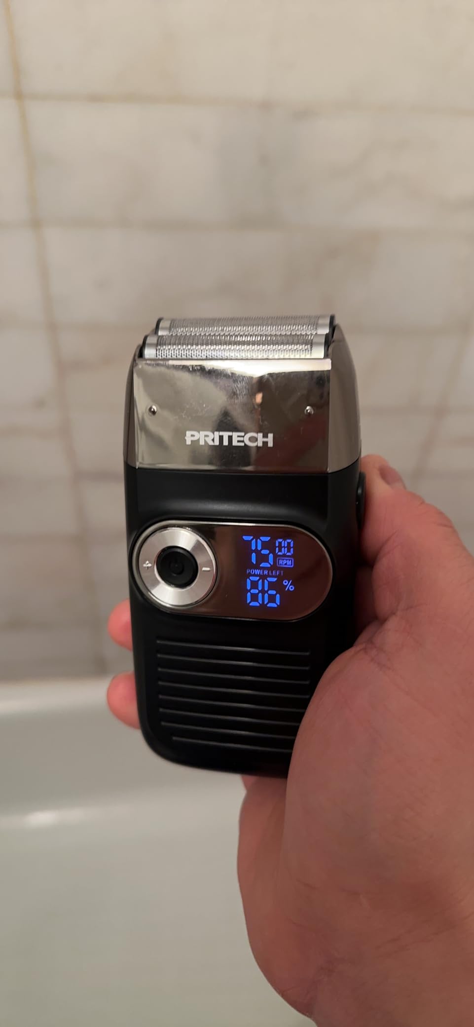 PRITECH Foil Shaver for Men with Pop-Up Trimmer, for Bald Head & Face customer photo 2