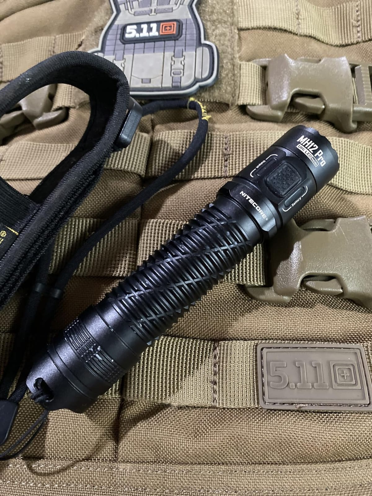 Nitecore MH12 Pro Tactical Flashlight, 3300 Lumen high Lumen USB-C Rechargeable Long Throw Compact EDC Duty Light with Holster and Lumentac Organizer customer photo 2
