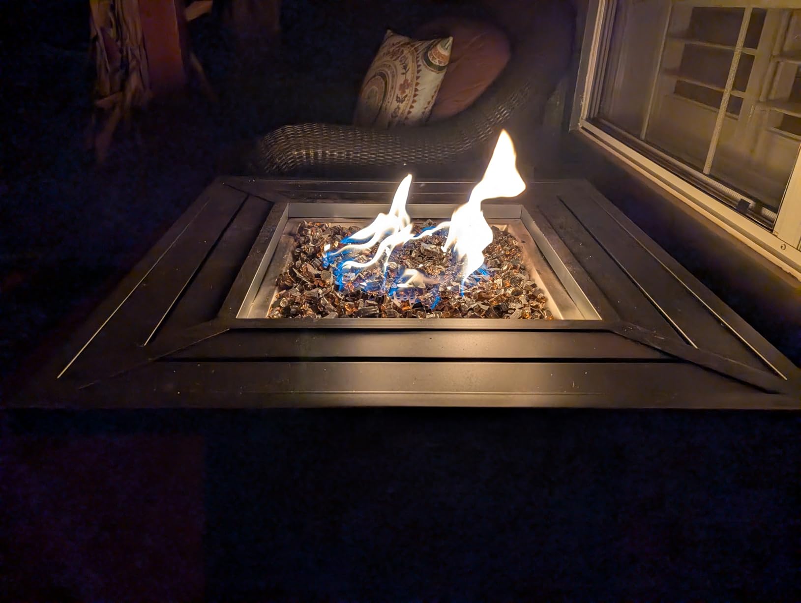 OutVue 28 inch Propane Fire Pit Table,50000 BTU Gas Fire Pit customer photo 1