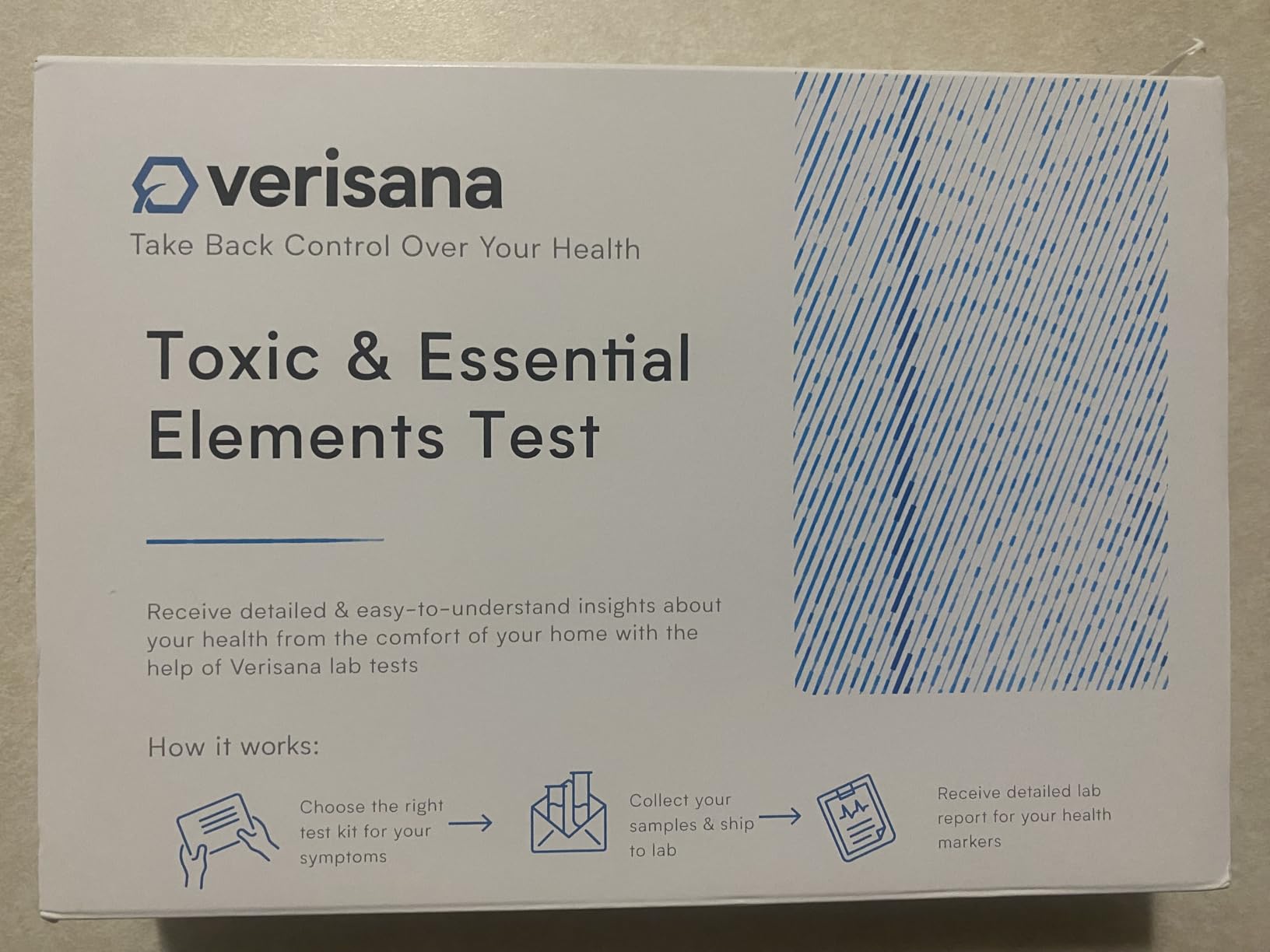Toxic & Essential Elements Test Urine Analysis for 8 Elements and Heavy Metals Including Mercury, Arsenic and Cadmium Verisana customer photo 1