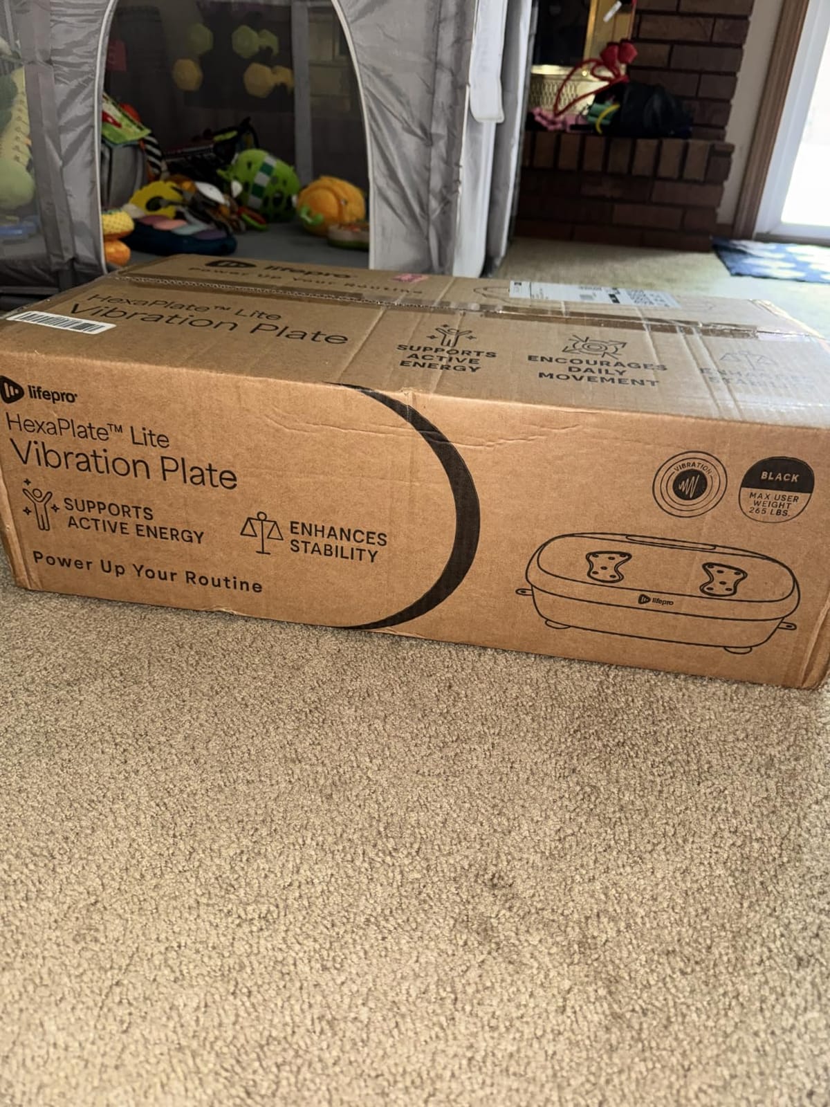 Lifepro HexaPlate Lite Compact Vibration Plate with Magnetic Acupoints customer photo 1