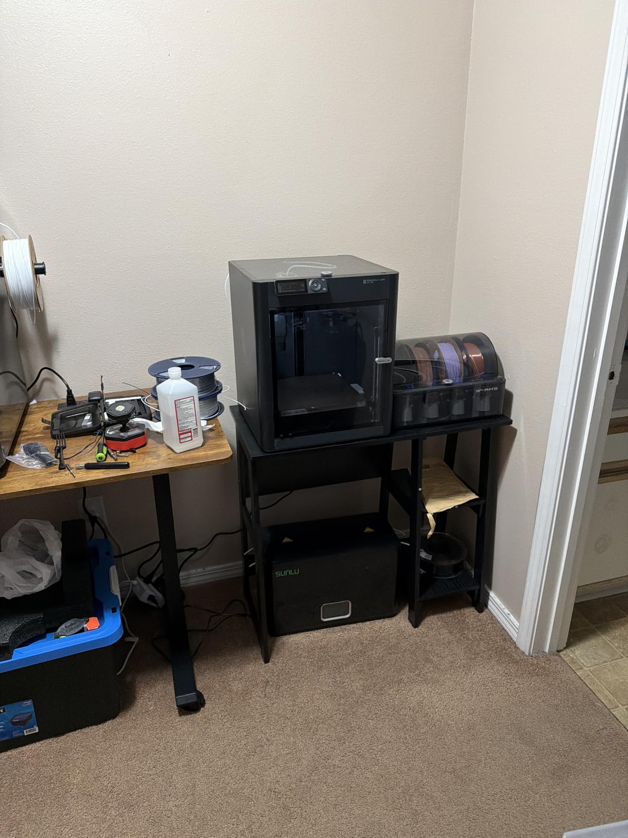 Bambu Lab P1S Combo, P1S 3D Printer and AMS, Multi-Color 3D Printing | MakerWorld Model Library, Multi-Color 3D Printing,High Speed & Precision CoreXY 3D Printer,Auto Bed Leveling, Ready-to-Use customer photo 1