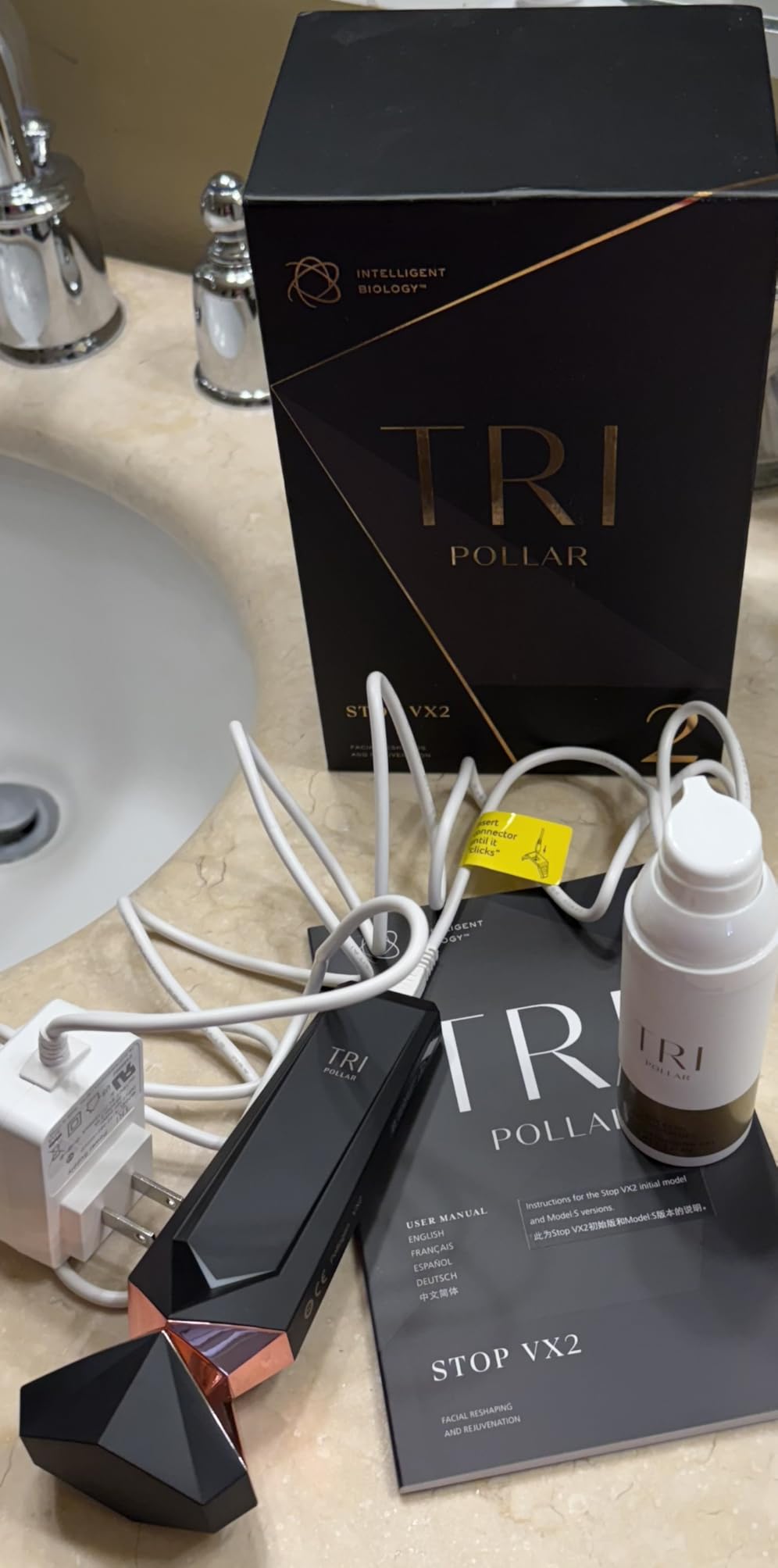 TriPollar Stop Vx 2 | Pollogen Stop U Model UXV Device | New Multi-RF + DMA Technology | at-Home Facial Device customer photo 2