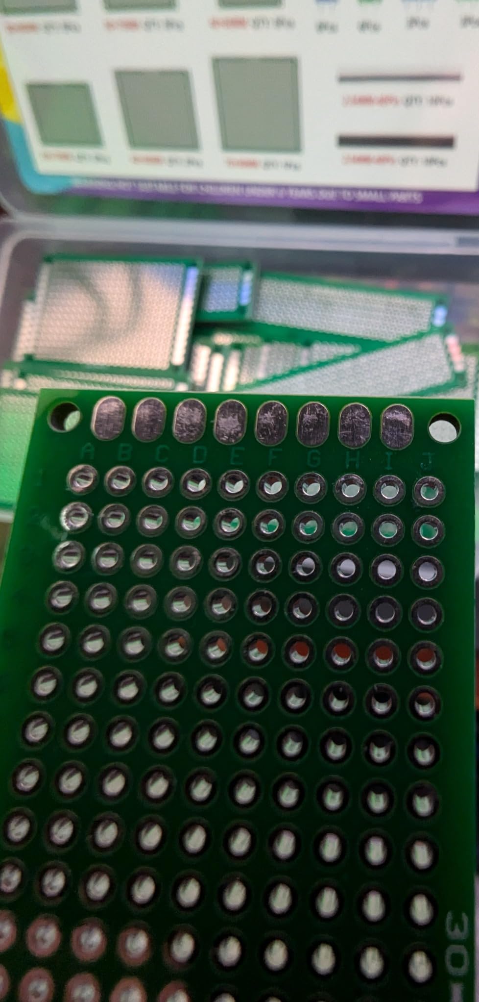 58Pcs 6 Sizes Double Sided PCB Circuit Prototype Solder Board Kit with 2.54mm 40pin Male Female Header Connector and 5mm KF301 Screw Terminal Block for DIY Soldering customer photo 1