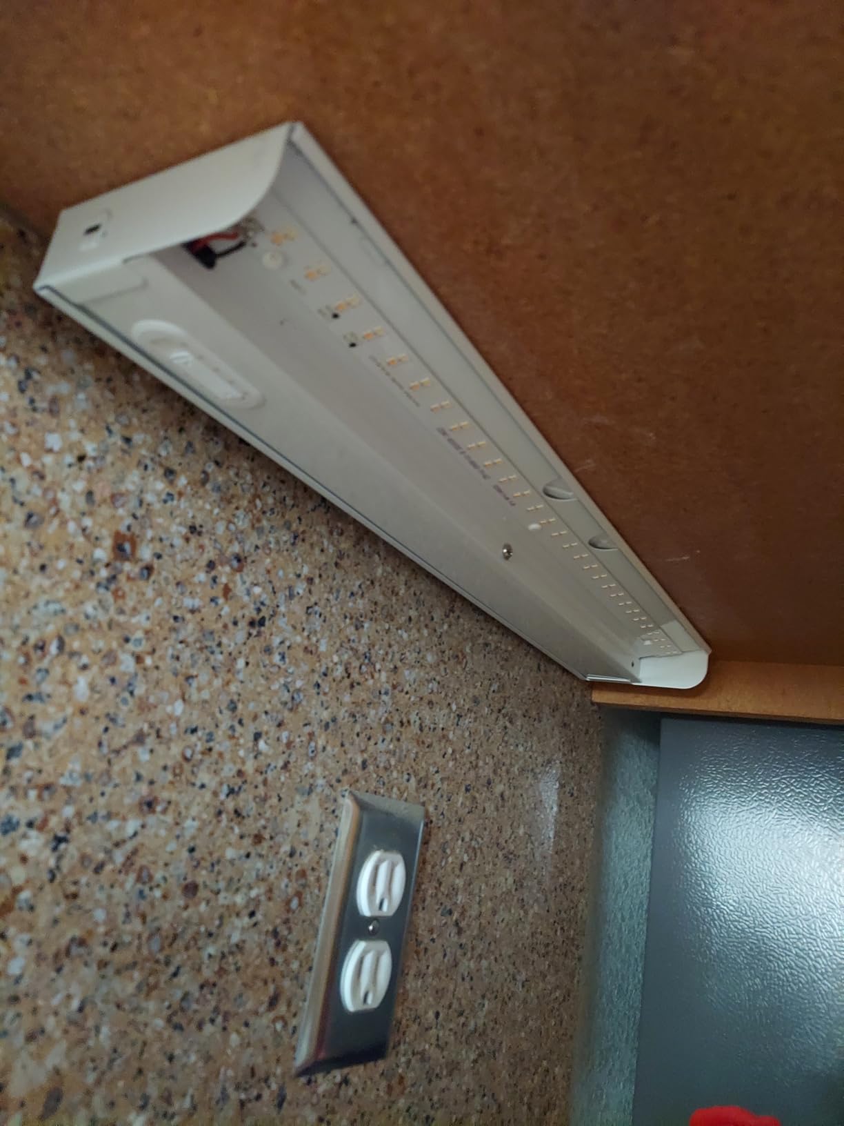 24” LED Direct Wire Under Cabinet Light - Dimmable Undercounter LED Lights for Kitchen - Selectable CCT 2700K-5000K, 612-648 Lumens, 9W - UCB Series Hardwired Under Cabinet Lighting by NICOR Lighting customer photo 1