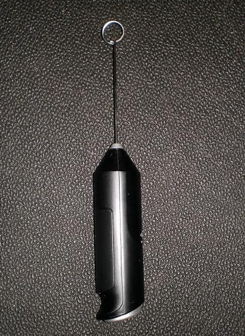 Zulay Kitchen Milk Frother Handheld - Mini Frother Wand, Milk Mixer, Drink Whisk for Coffee, Matcha Essentials & More, Stick Frother for Protein Shakes, Froster Mixer - AA Batteries Included - Black customer photo 2