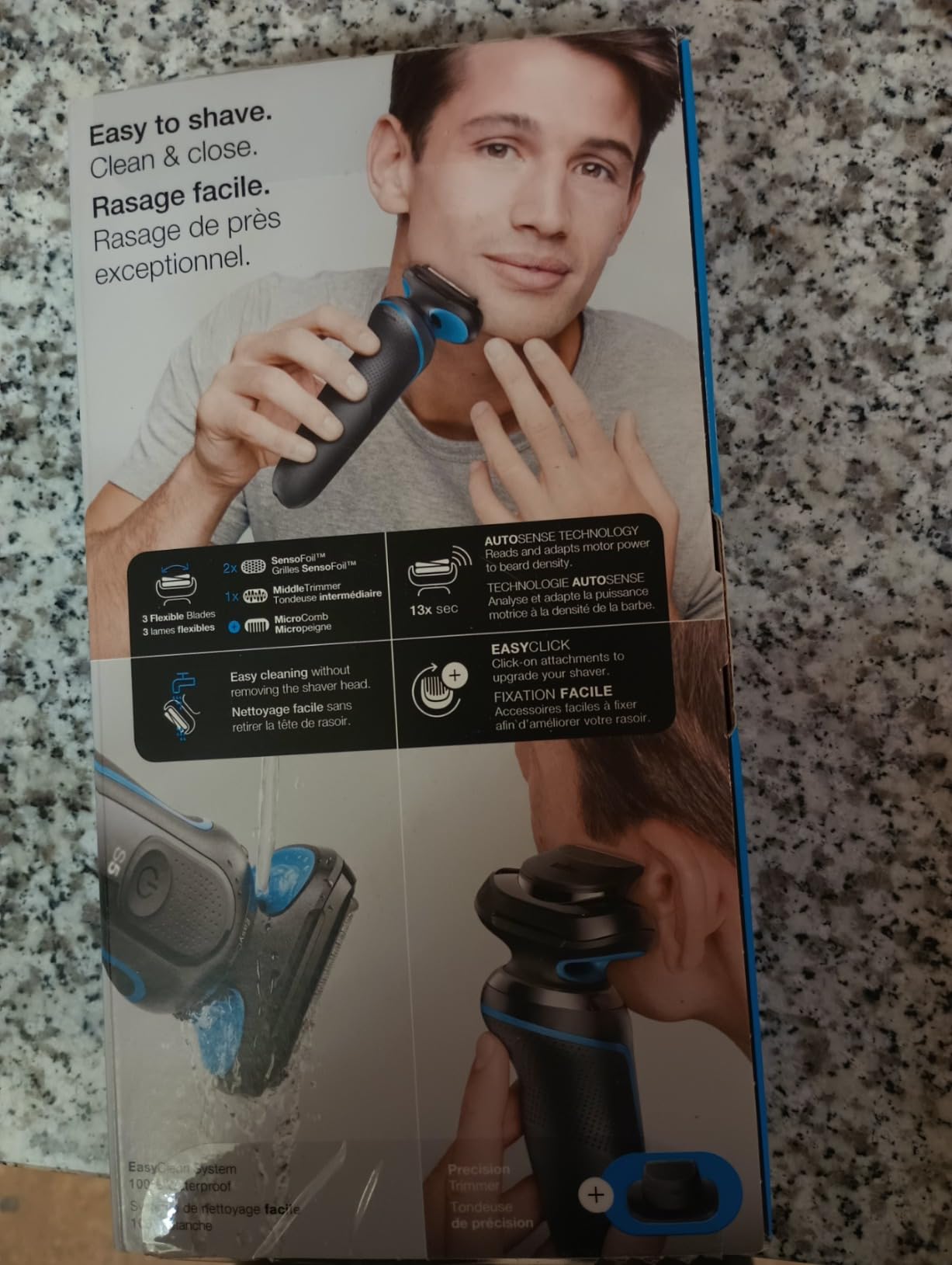Braun Electric Shaver for Men, Series 5 5118s, Waterproof, Wet & Dry Shave, Turbo Shaving Mode, Foil Shaver with Precision Trimmer, Battery Powered, 50 Minute Battery Runtime customer photo 1
