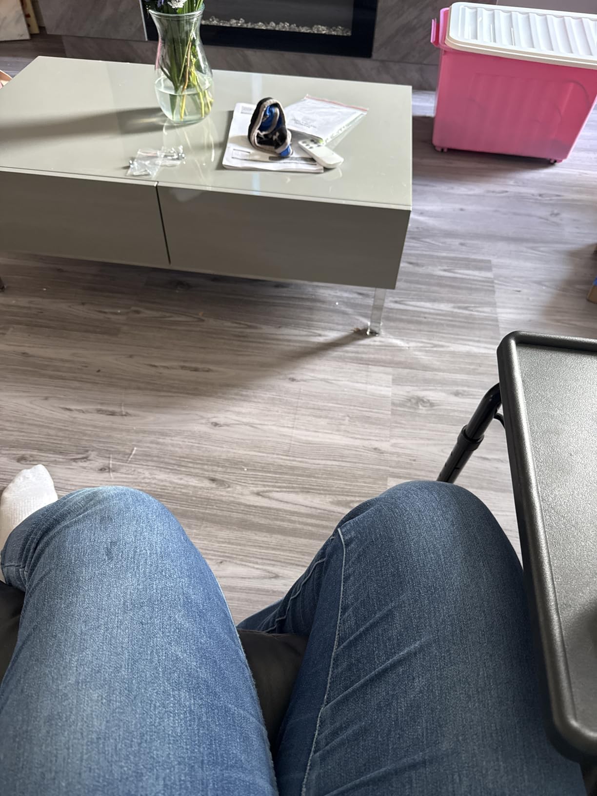 Lareko Peel and Stick Floor Tile, Waterproof Vinyl Plank Flooring customer photo 1