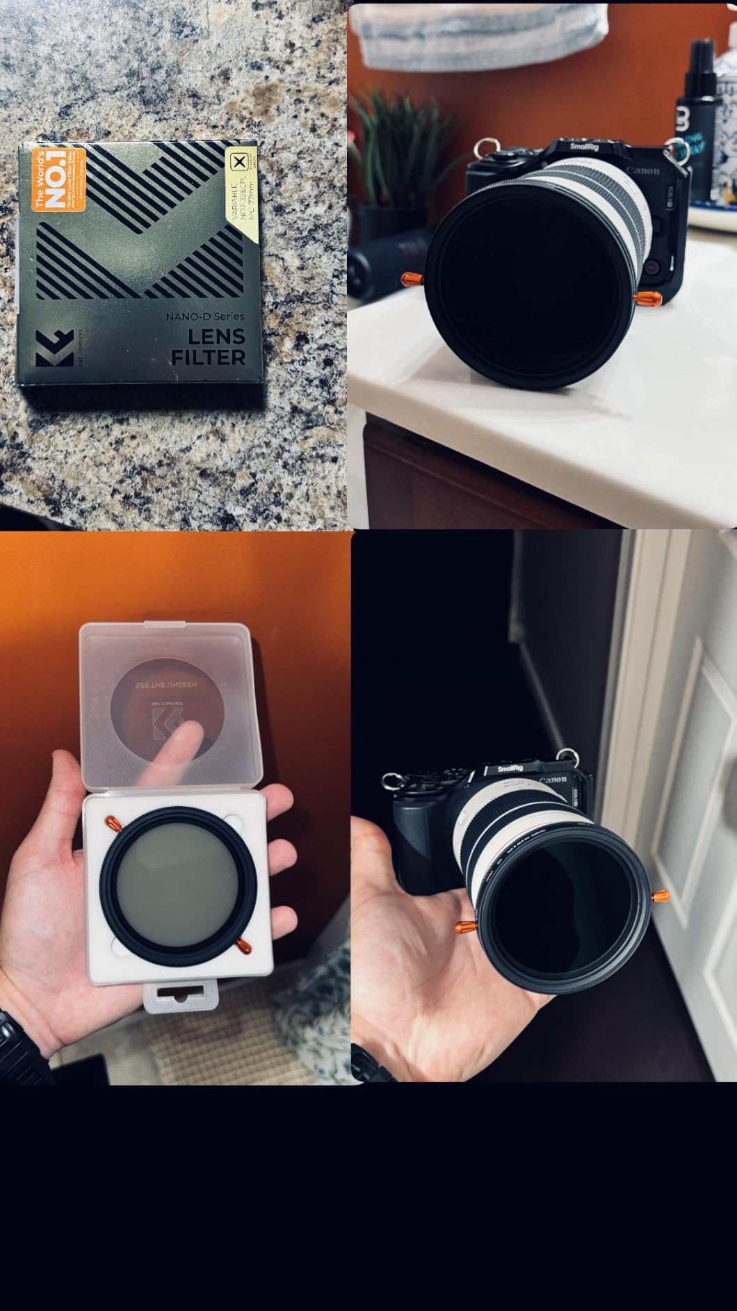 K&F CONCEPT 67mm Variable ND2-32 & CPL Polarizing Effect in 1 Lens Filter customer photo 2