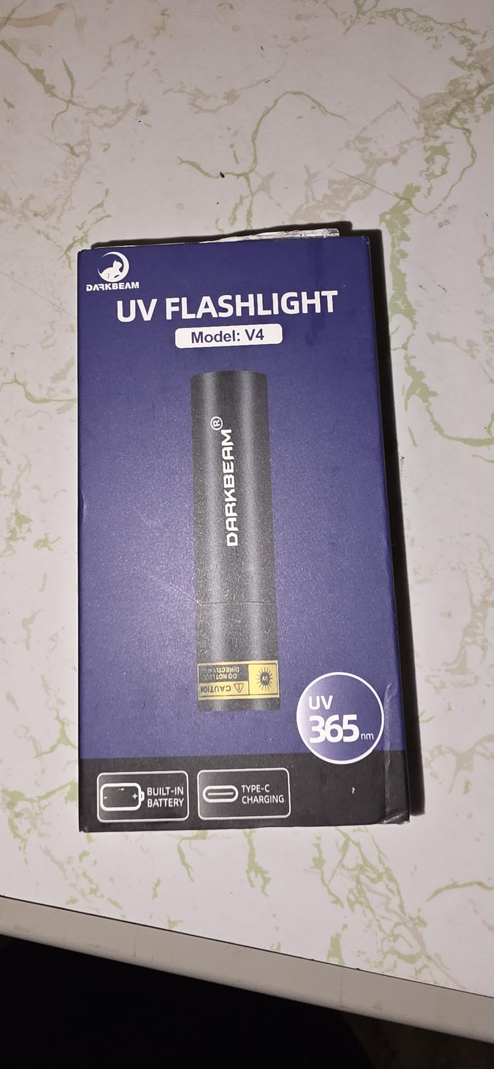 DARKBEAM UV Flashlight Filtered 365nm Black Light Woods Lamp Ringworm, Mini | Blacklight Ultraviolet Flashlights Small, LED Rechargeable Powerful, Pet Urine Detector for Rocks Uranium Glass, Resin Curing customer photo 2