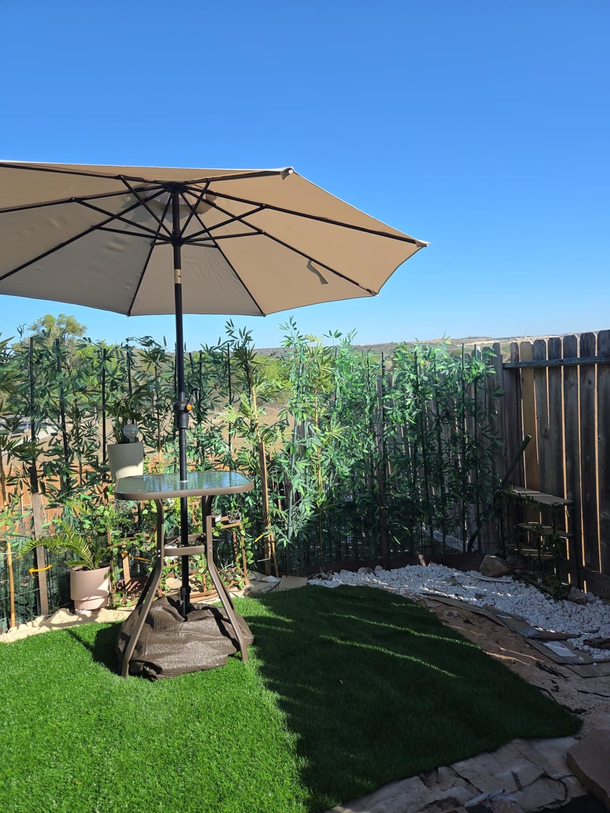 Artificial Grass Turf Outddor, 4x6ft Fake Grass Mat with Drainage Holes customer photo 2