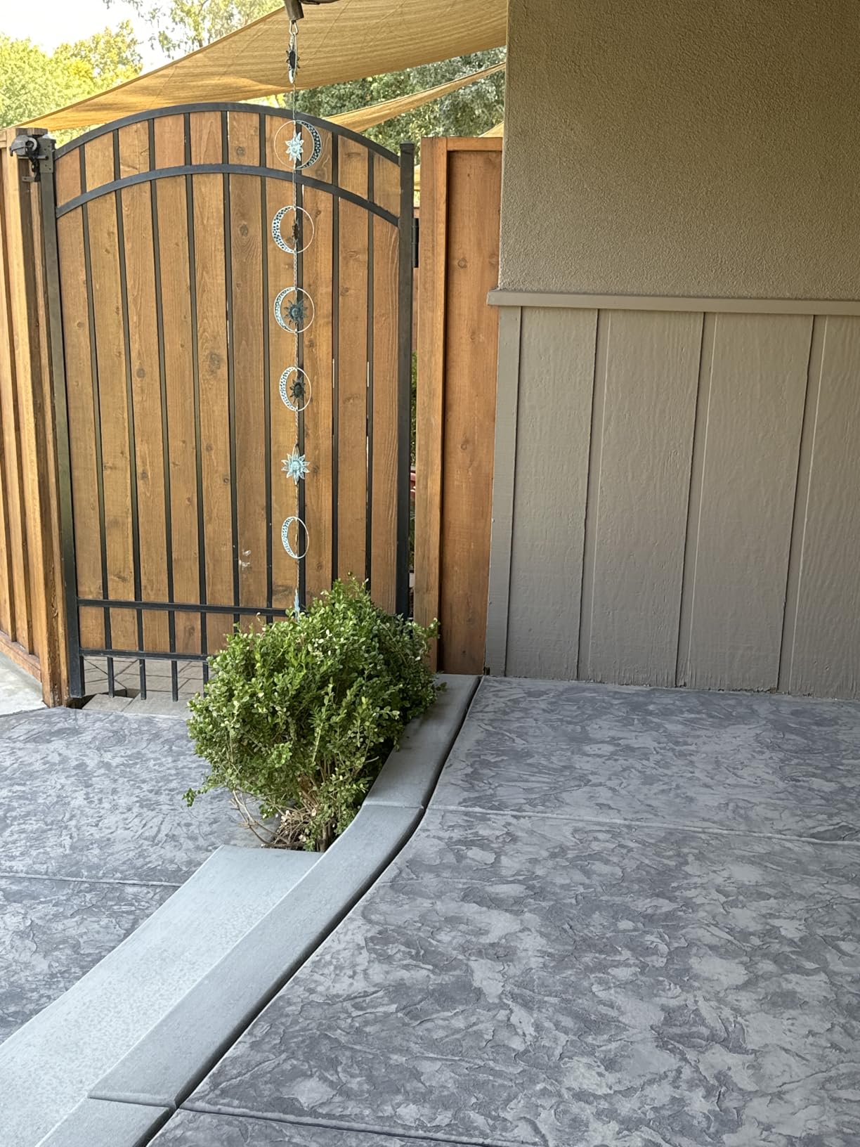 Maple Leaf Rain Chain, 8.5 Feet Rain Chains for Gutters Downspouts customer photo 2
