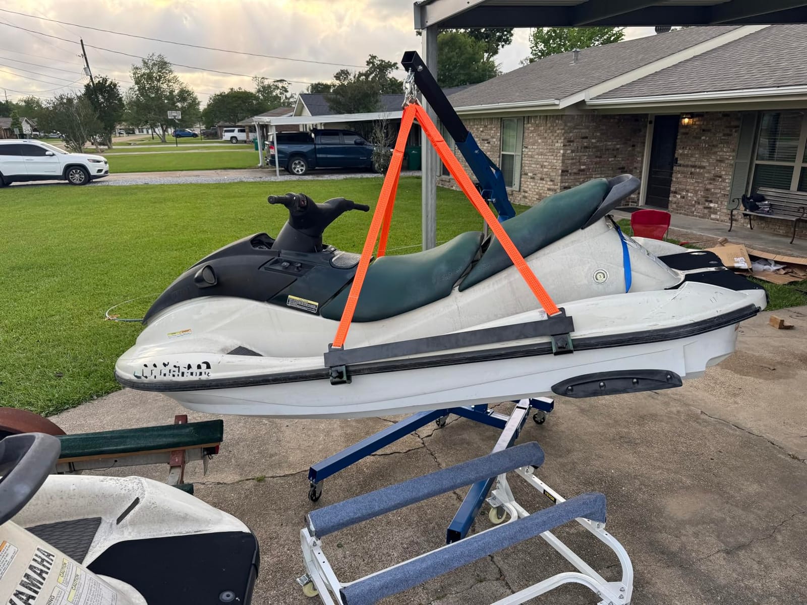 Watercraft Lift Sling 2800lbs Capacity 43'' Never Break Jet Ski Lift Sling customer photo 1