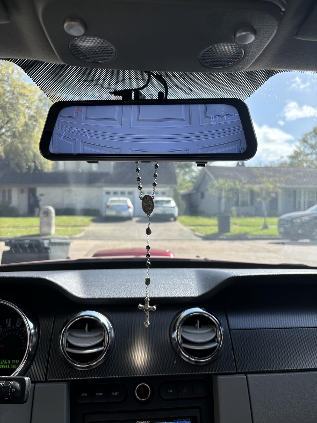CALLARON 1 Set Dash Cam Mirror Mount Rear View Mirror Back Plate Panel Car Rear View Camera Mount Kit for 5.5