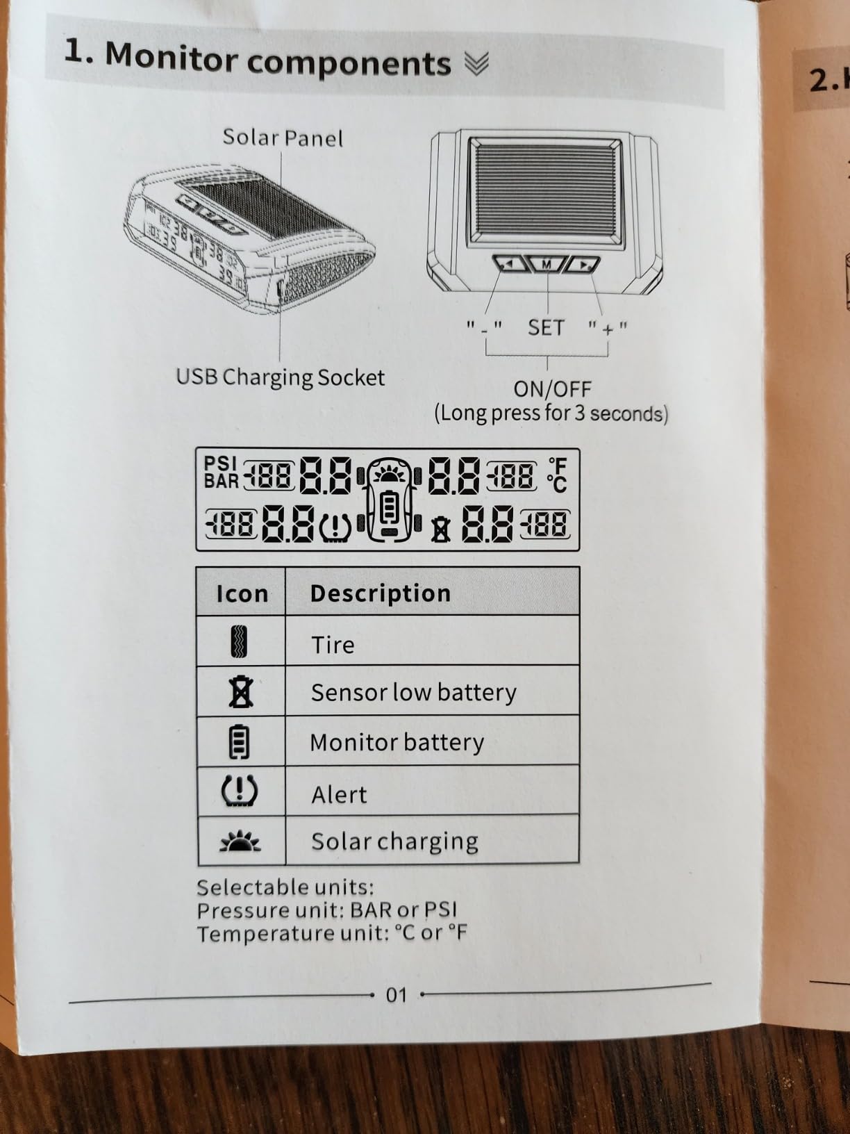 Masoll RV Tire Pressure Monitoring System,TPMS with 4 Tire Pressure Sensors customer photo 1