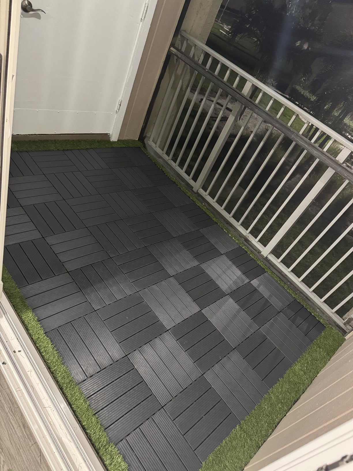 60 Pack Plastic Interlocking Deck Tiles, 60 sq. ft Patio Deck Tile, 12