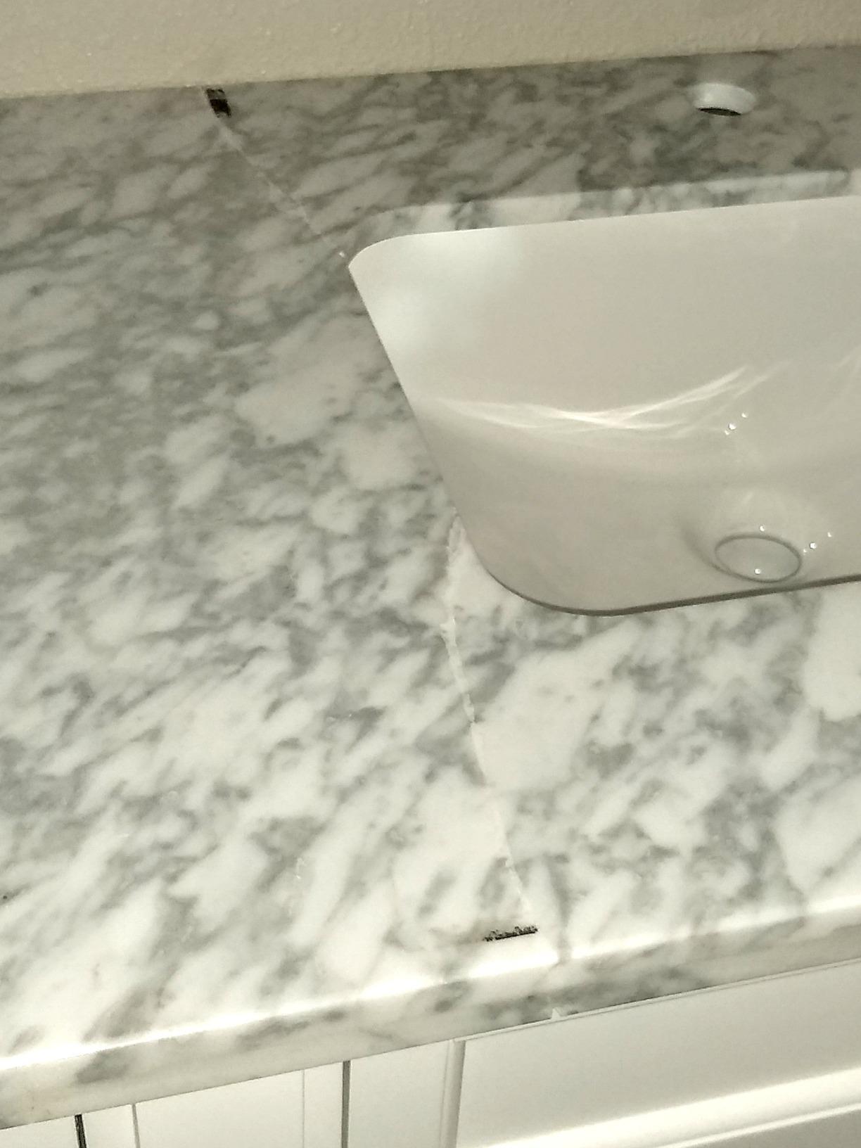 Vanity Art 42 inch Bathroom Vanity with Single Sink, Modern Wood Bath Vanity with Carrara Marble Top, Vanity Cabinet with Doors, Removable Shelf, Solid Wood Frame, Ceramic Sink, Tan, VA7042E customer photo 1
