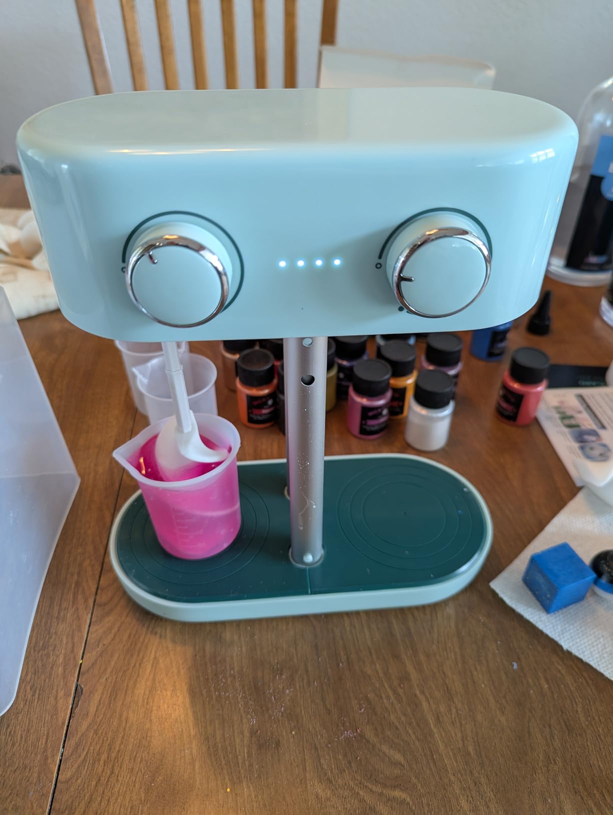 Resiners Dual-Head Resin Mixer, Airflow Pro Max Rechargeable Epoxy Mixer customer photo 1