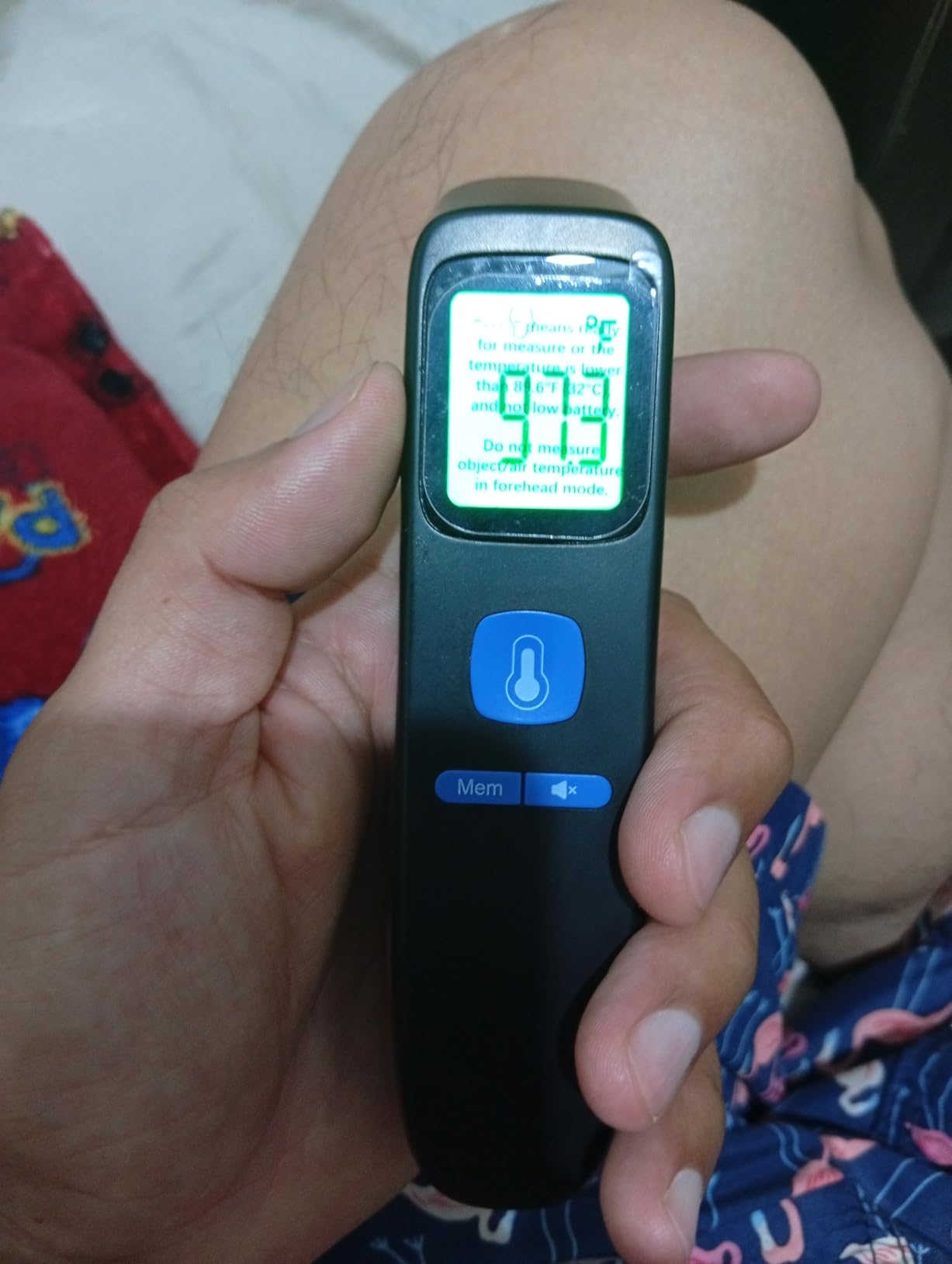 Non-Contact Forehead Thermometer for Adults and Kids, 1 Second Result | Accurate Reading with Large Display, Mute Mode, Memory Recall, Fever Alarm, Easy to use for Home & Hospital customer photo 2