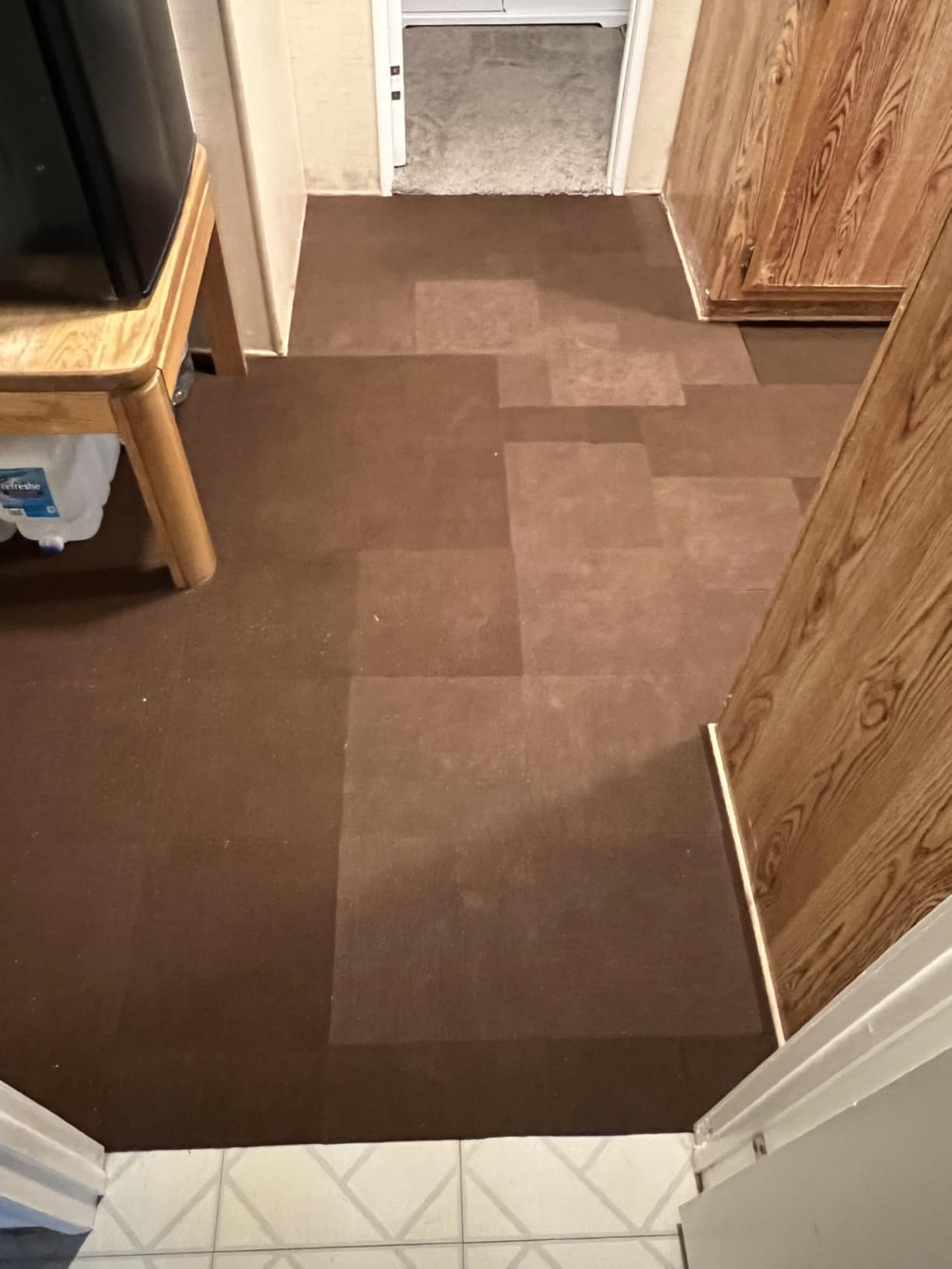 12x12 Inch Self-Adhesive Anti-Slip Carpet Tiles, 10 Pack customer photo 2