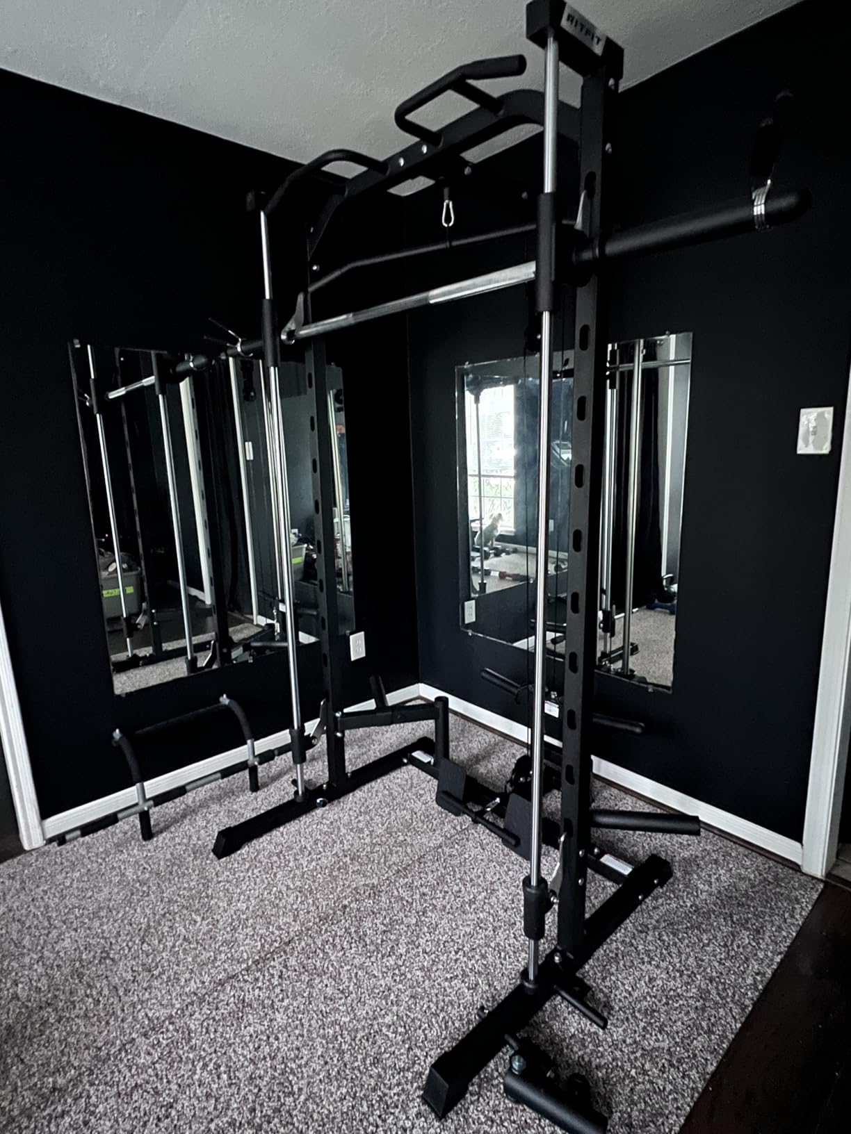 RitFit Smith Machine Power Rack with LAT-Pull Down System customer photo 2