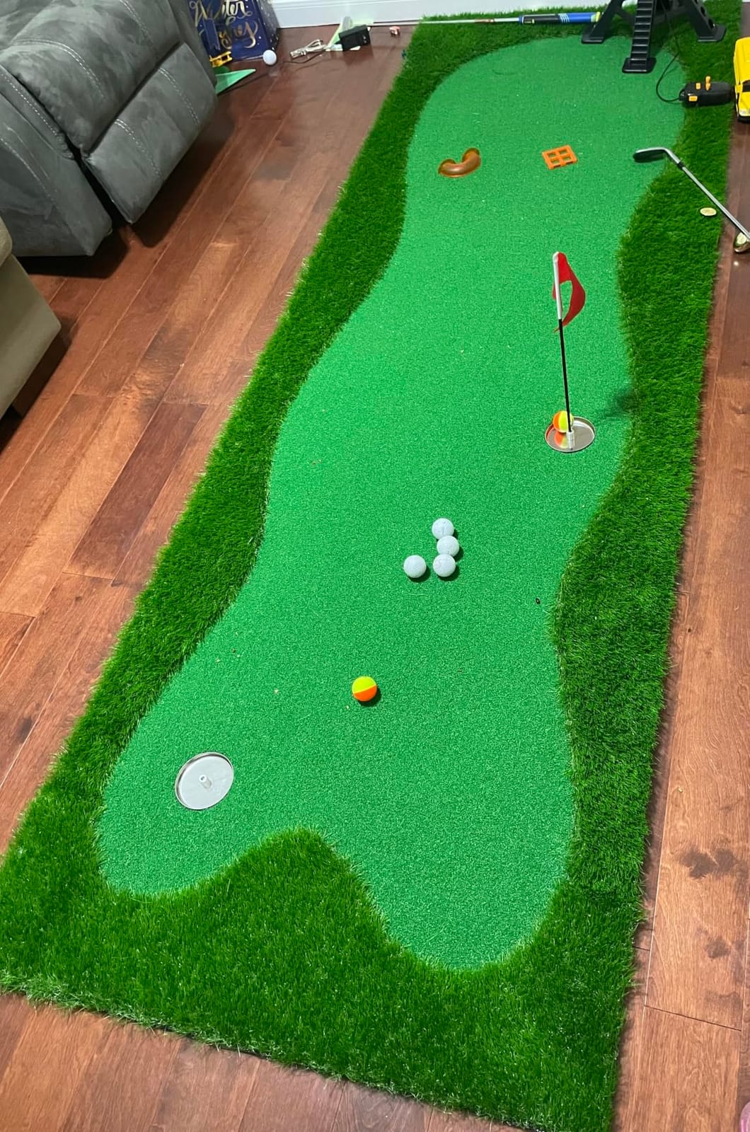 Tangkula 10 FT Golf Putting Green, Large Professional Golf Training Mat customer photo 2