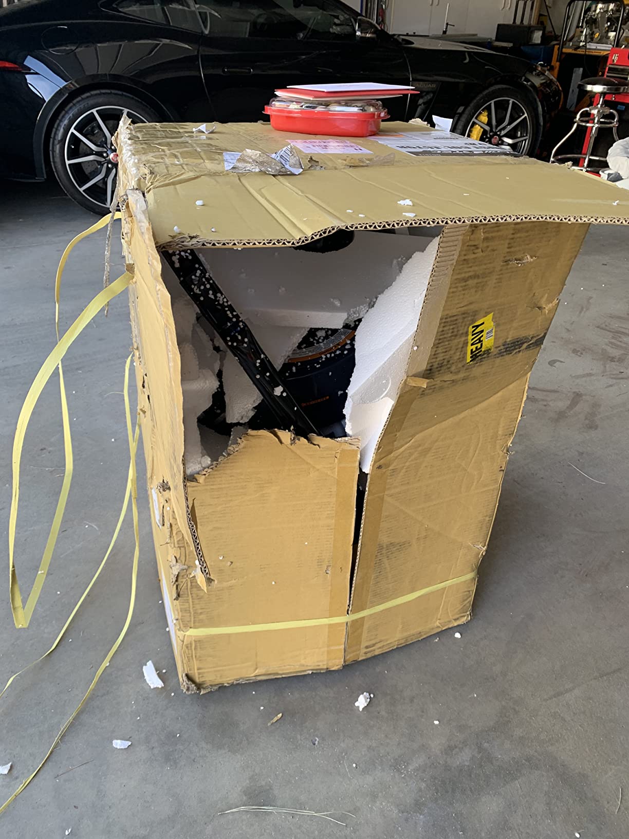 POWERTEC 1 HP Dust Collector with 1 Micron Dust Collector Bags and Mobile Base, Dust Collectors with 800 CFM for Woodworking Dust Collection System (DC1081) customer photo 2
