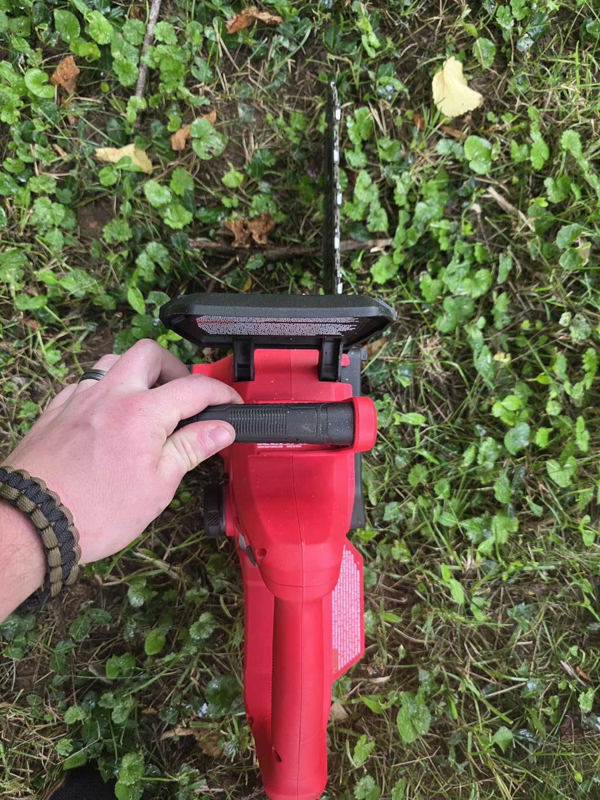 CRAFTSMAN V20 RP Cordless Chainsaw, Powerful and Lightweight, 12 Inch, 5Ah Battery and Charger Included (CMCCS630P1) customer photo 2