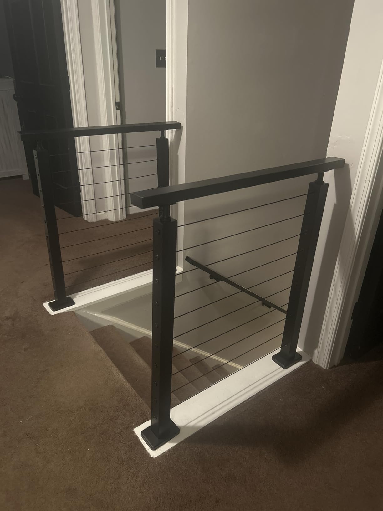 Muzata 16-20ft Modular Cable Railing Kit for Deck Surface Mount 36in RW49 customer photo 1