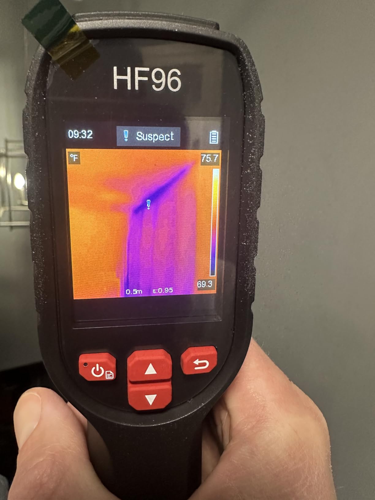 HF96 Thermal Camera with AI Scene Detection, Laser Pointer, -4F~1022F | 240x240 Super Resolution, Thermal Imaging Camera for HVAC Electrical Building Inspection, 25Hz Infrared Camera, 11h Runtime customer photo 2