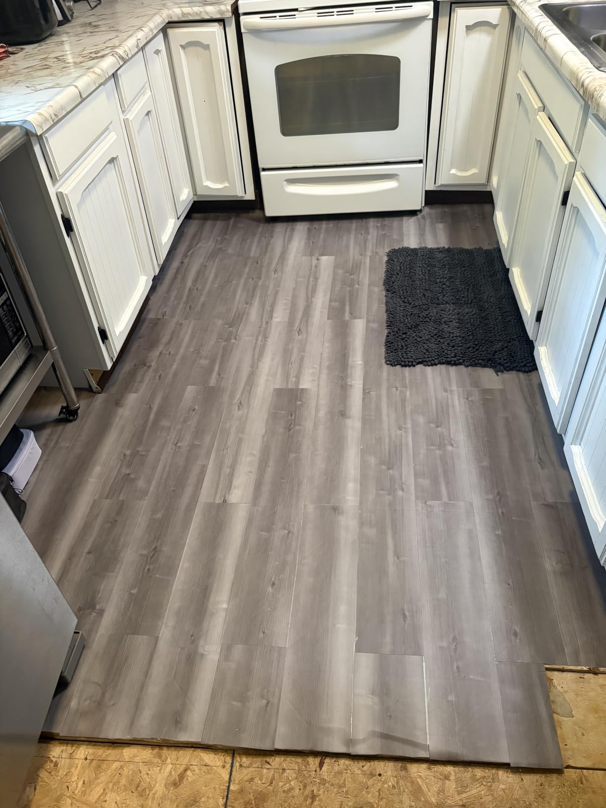Peel and Stick Floor Tile Wood Plank Look, Self-Adheisve Vinyl Flooring customer photo 2