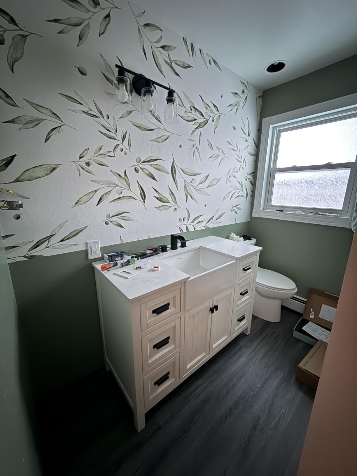 INMOZATA 36 Pack Peel and Stick Floor Tile Waterproof Vinyl Plank Flooring customer photo 2