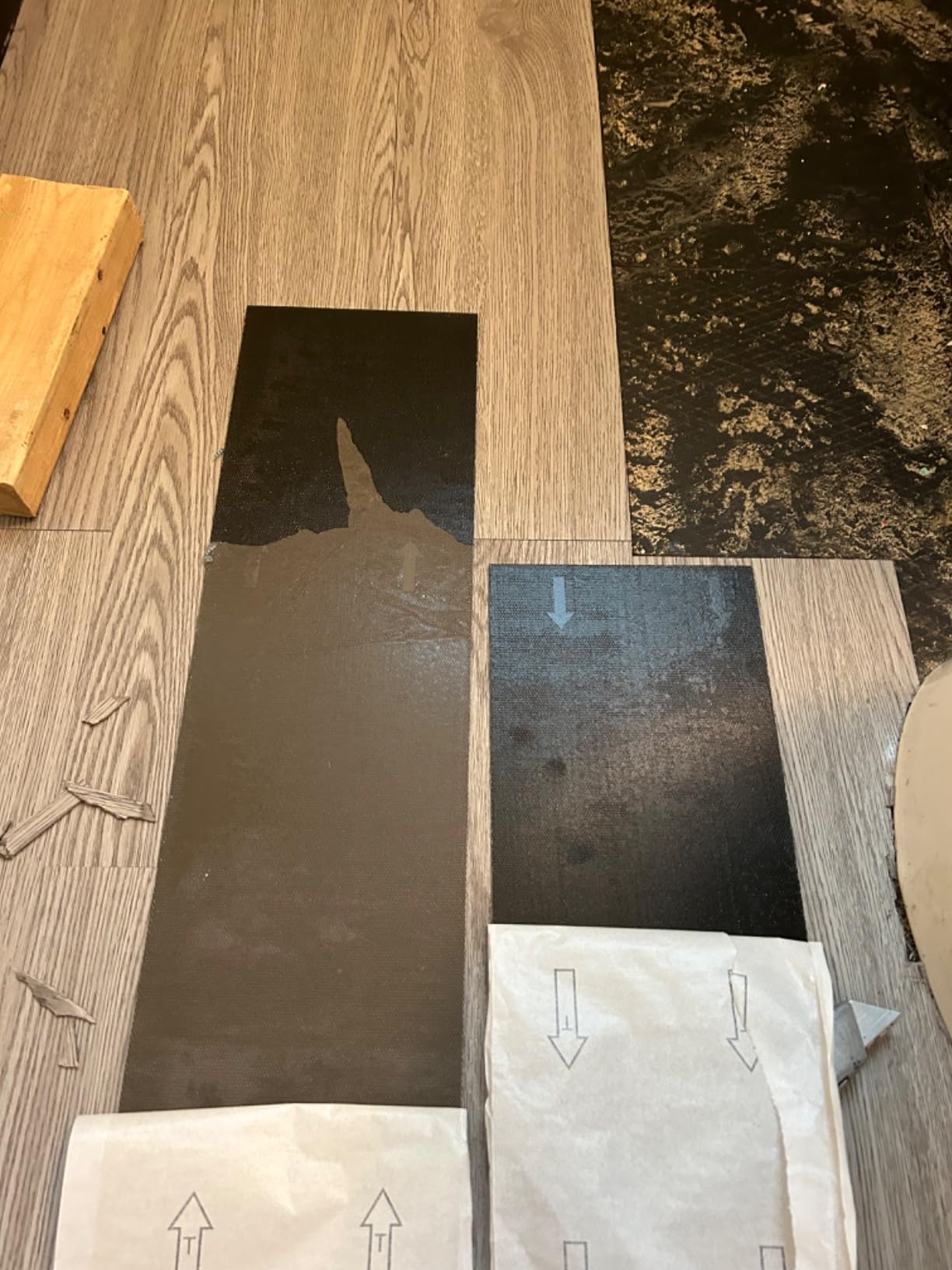 INMOZATA 36 Pack Peel and Stick Floor Tile Waterproof Vinyl Plank Flooring customer photo 1