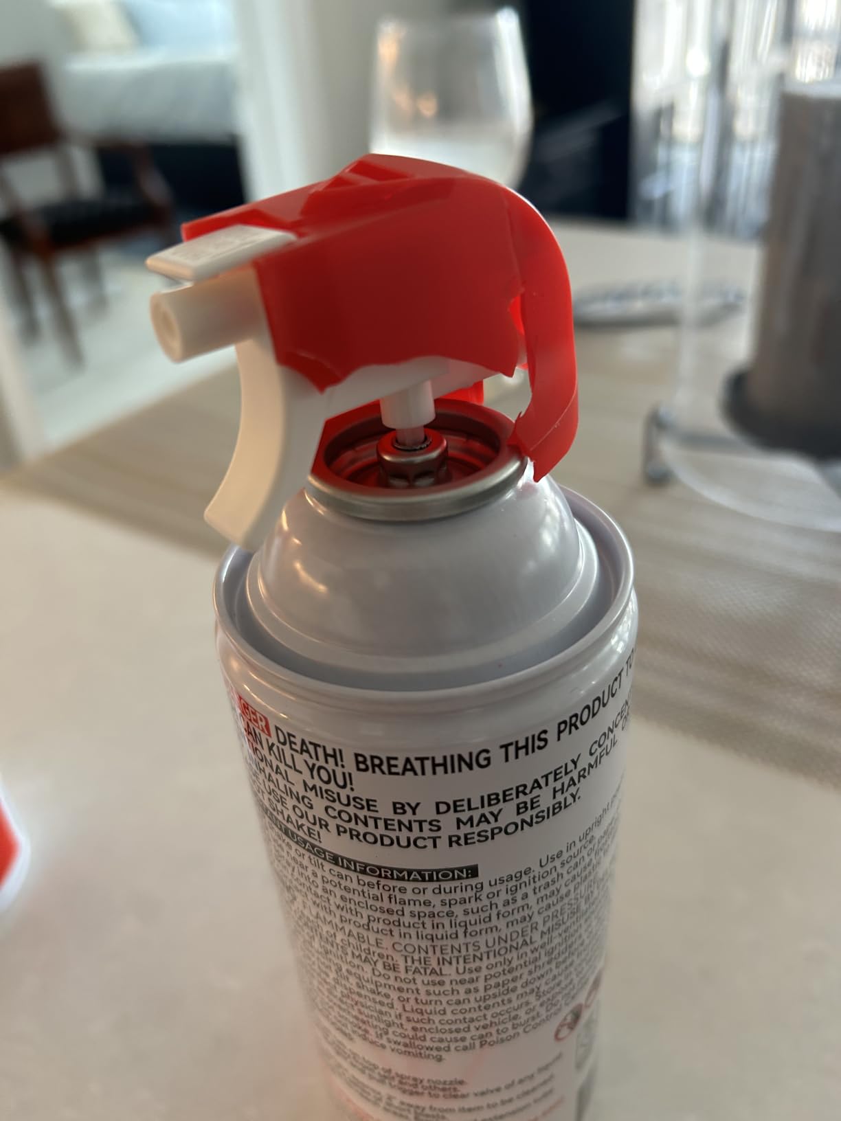 Staples Compressed Air Duster, 10 Oz Cans, 2-Pack | For cleaning electronics, keyboards, and office devices of dust and debris. customer photo 2