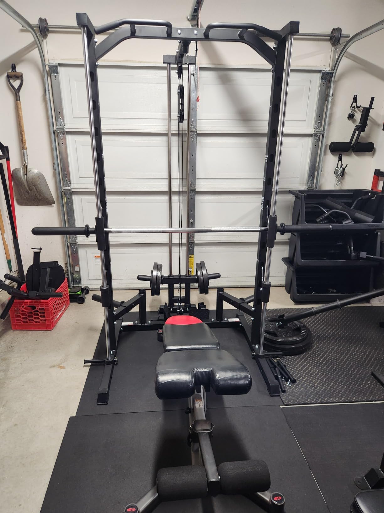 RitFit Smith Machine Power Rack with LAT-Pull Down System customer photo 1