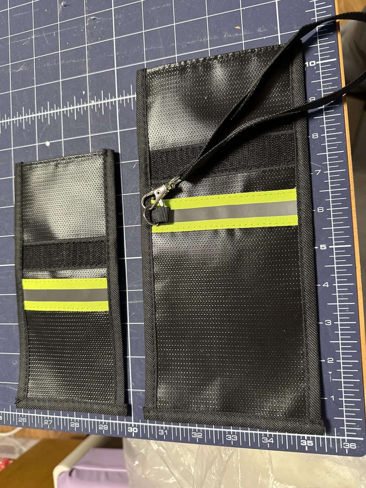 5 Pack Faraday Bags EMP Proof, Faraday Bags for Laptops Tablets Phones Car Keys, Faraday Cage with Handle & Reflective Strip, EMP Bags Faraday Pouch for Electronics Fireproof Waterproof customer photo 1