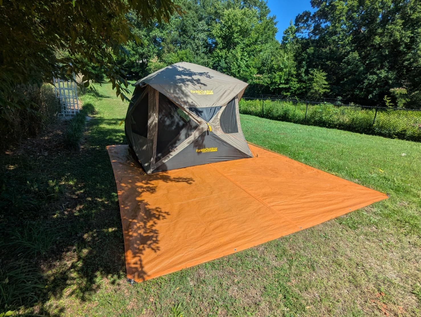 FanttikOutdoor Alpha C4 Ultra Camping Tent 4 Person Pop Up Instant Cabin Setup in 60 Seconds Portable Hub Tent with Rainfly & Windproof for Outdoor Camping & Overlanding customer photo 1