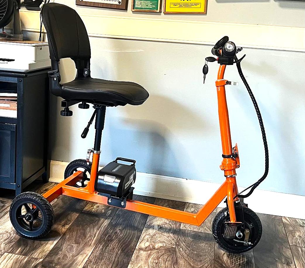 VEVOR 2025 Upgraded Lightweight Mobility Scooter for Adults & Seniors,50lb Foldable, FAA & Cruise Approved with 12 Mile Range & Removable Battery. Supports 330lbs customer photo 2