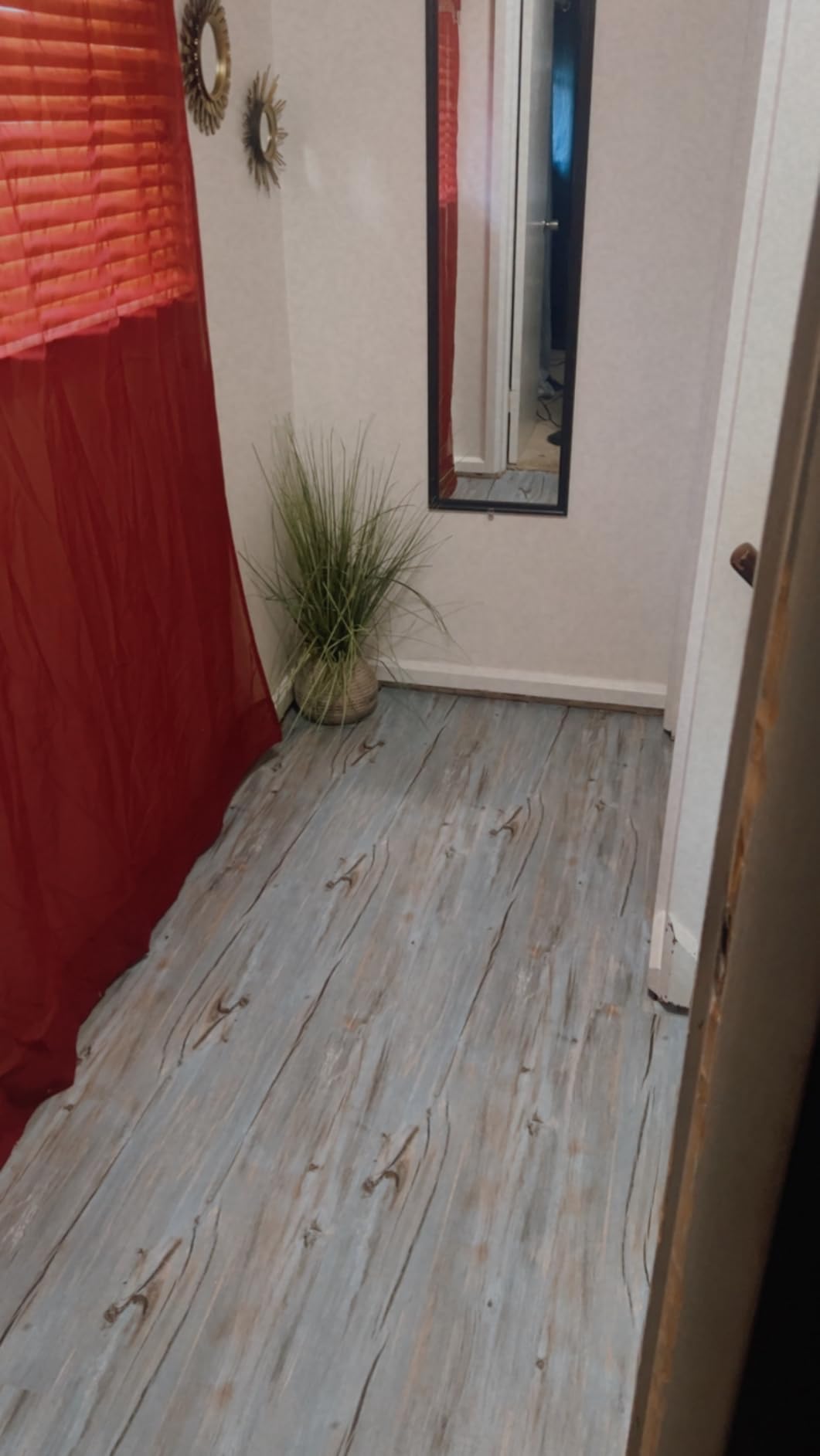 Wood Grain Peel and Stick Floor Tiles – 11.8” Width, Full Roll Length of 118