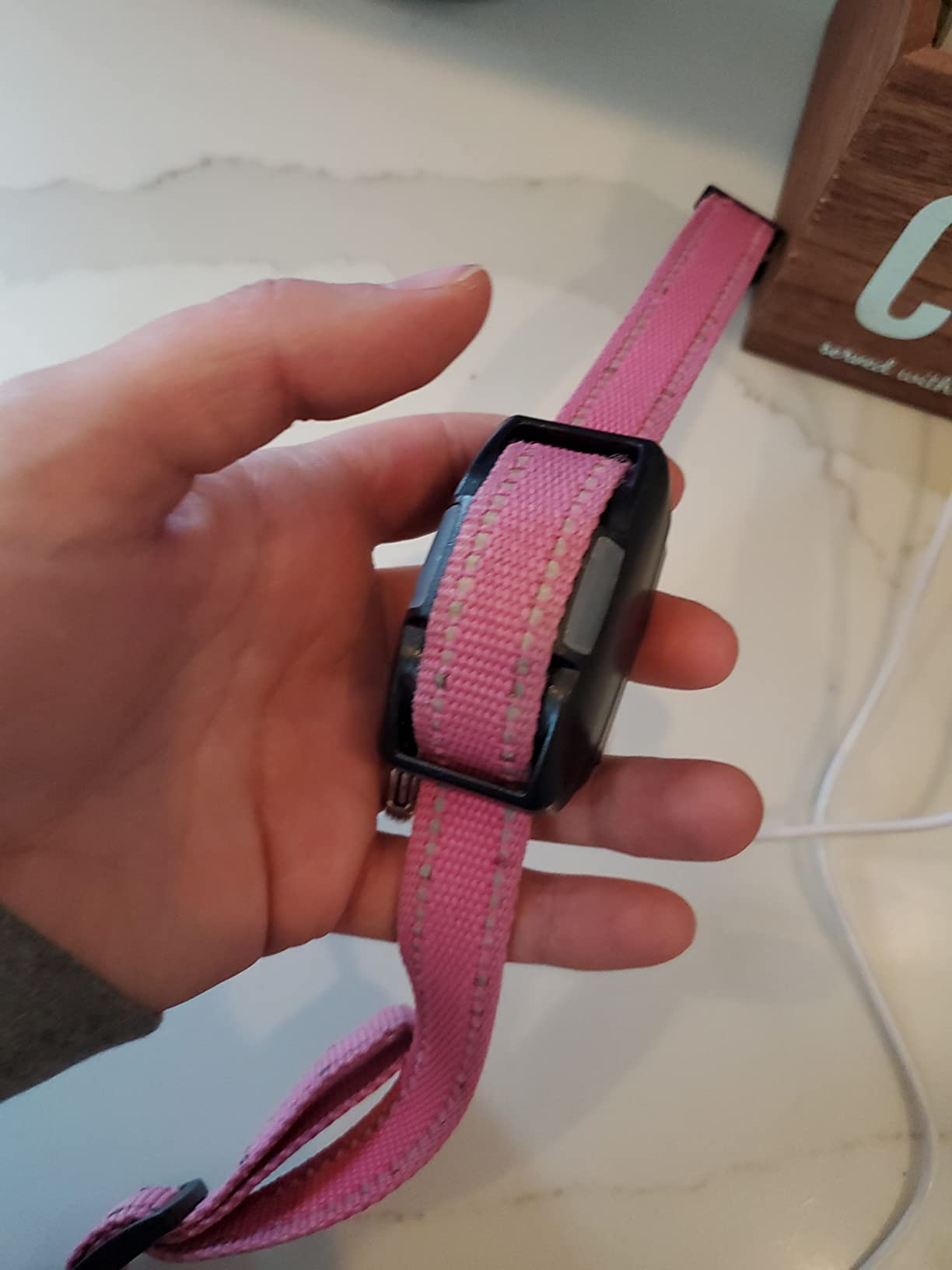 Dog Vibration Collar with Controller No Shock, 3300ft Waterproof Training Dog Collar Beep and Vibrate Only, Security Lock & Rechargeable Vibrating Collar for Dogs 5-120 lbs - No Prongs customer photo 1