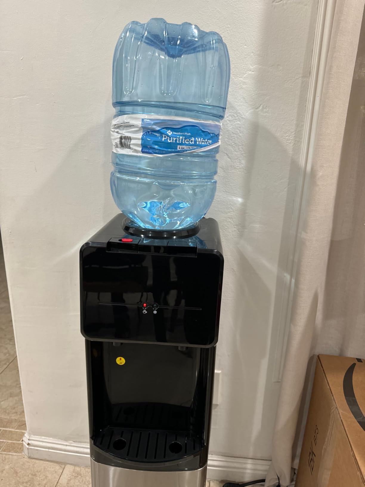 Euhomy Hot & Cold Water Dispenser, Top Loading Water Dispenser for 3 or 5 Gallon Bottles, Top Loading Hot & Cold Water Dispensor with Child Safety Lock, for Office, Home customer photo 2